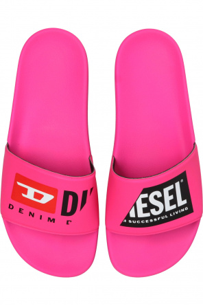 Diesel on sale slides pink